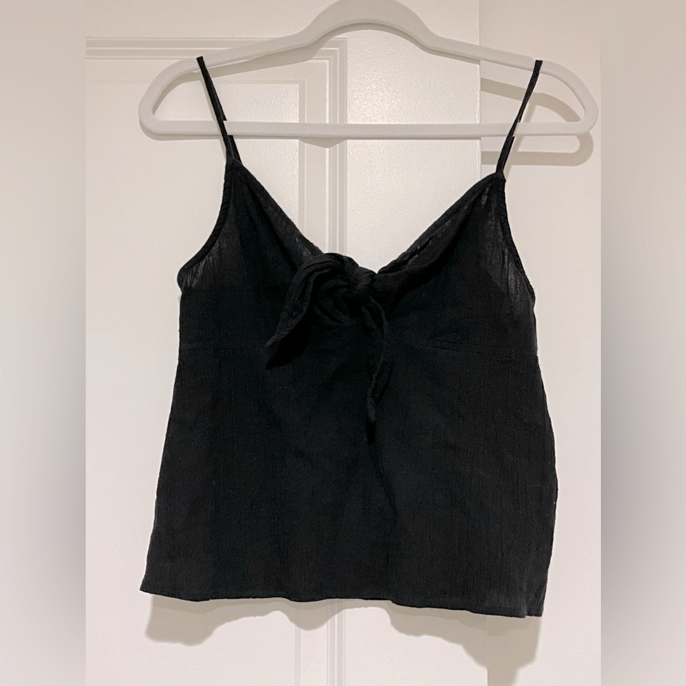 Like new Cotton-on top with adjustable straps, cotton/linen